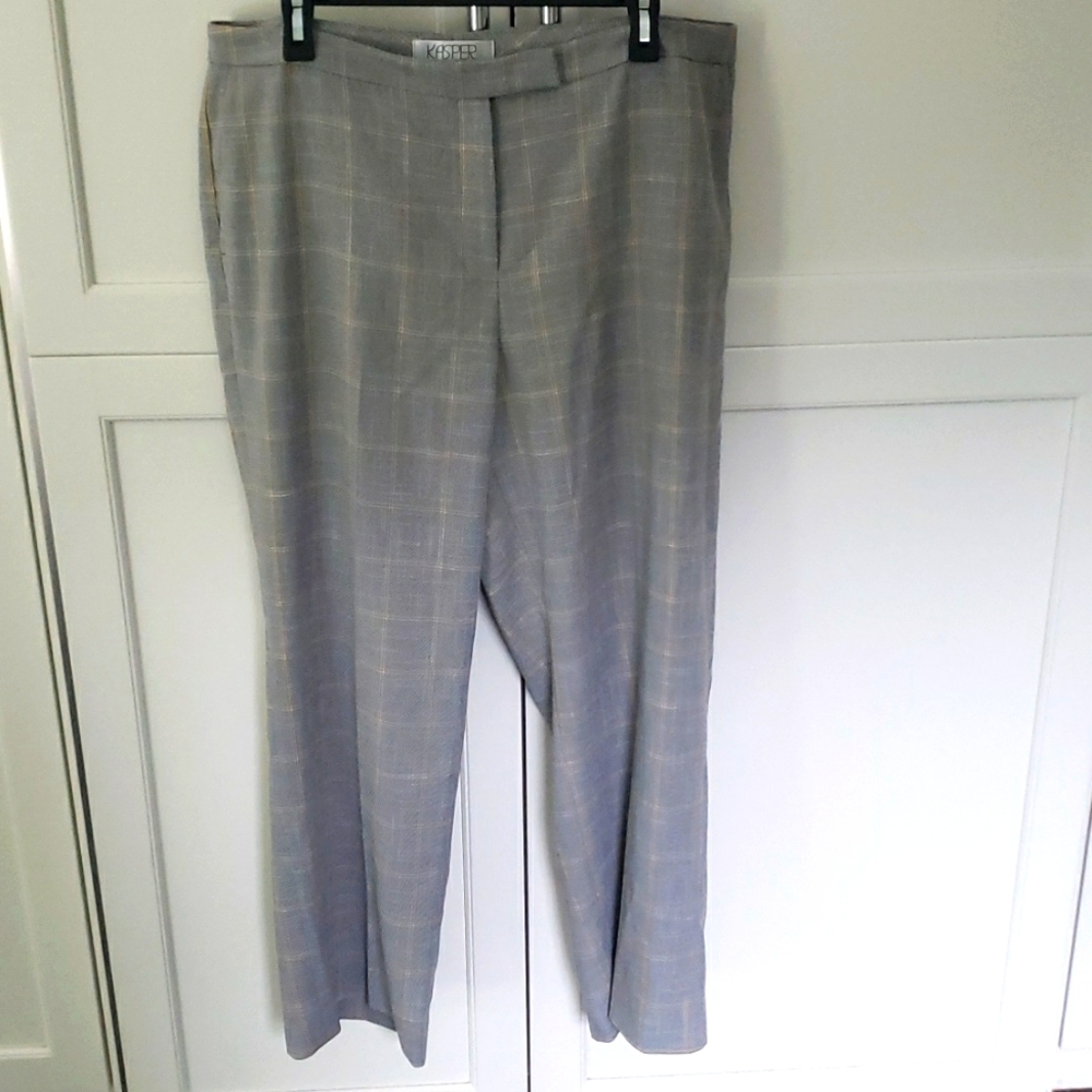 Plaid dress pants